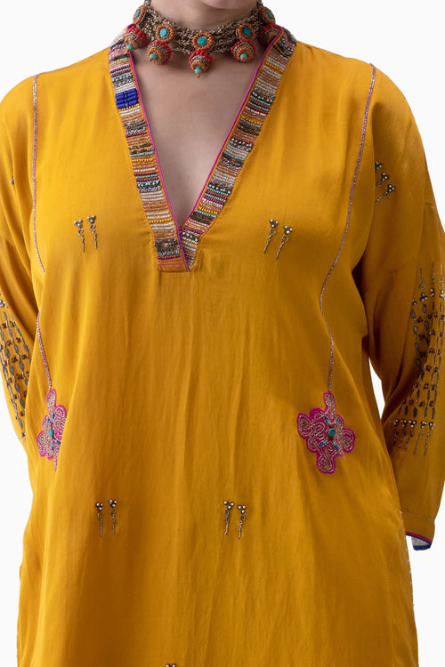 Yellow Joma Kaftan