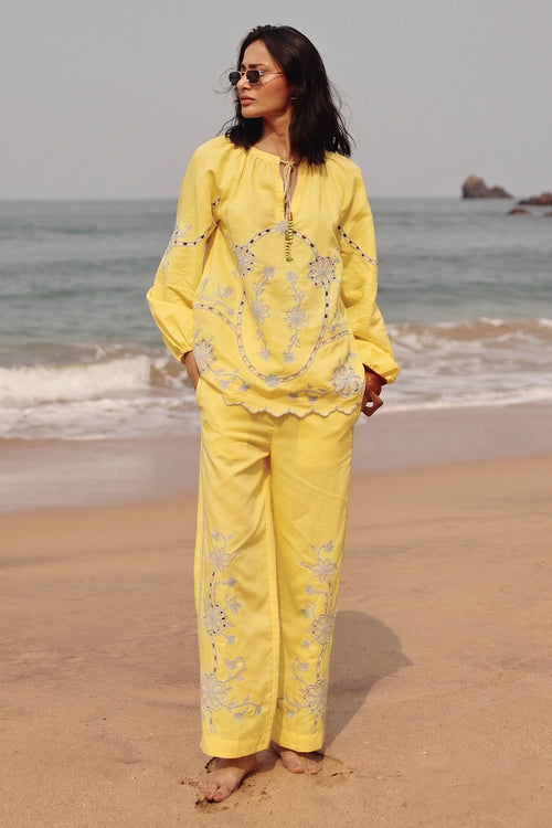 Solange Yellow Co-ord Set