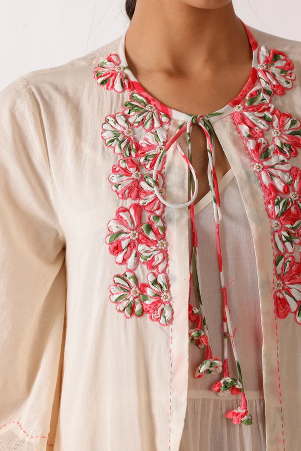 Ivory Tier Pomegranate Overgarment