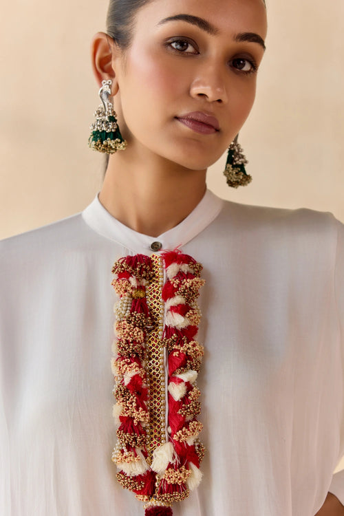 Shwet Noor Dhoti Set