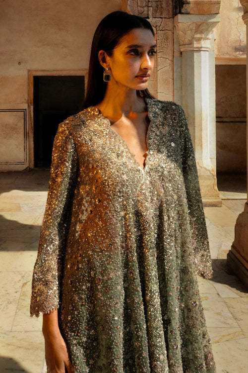 Stella Kurta With Dhoti Set