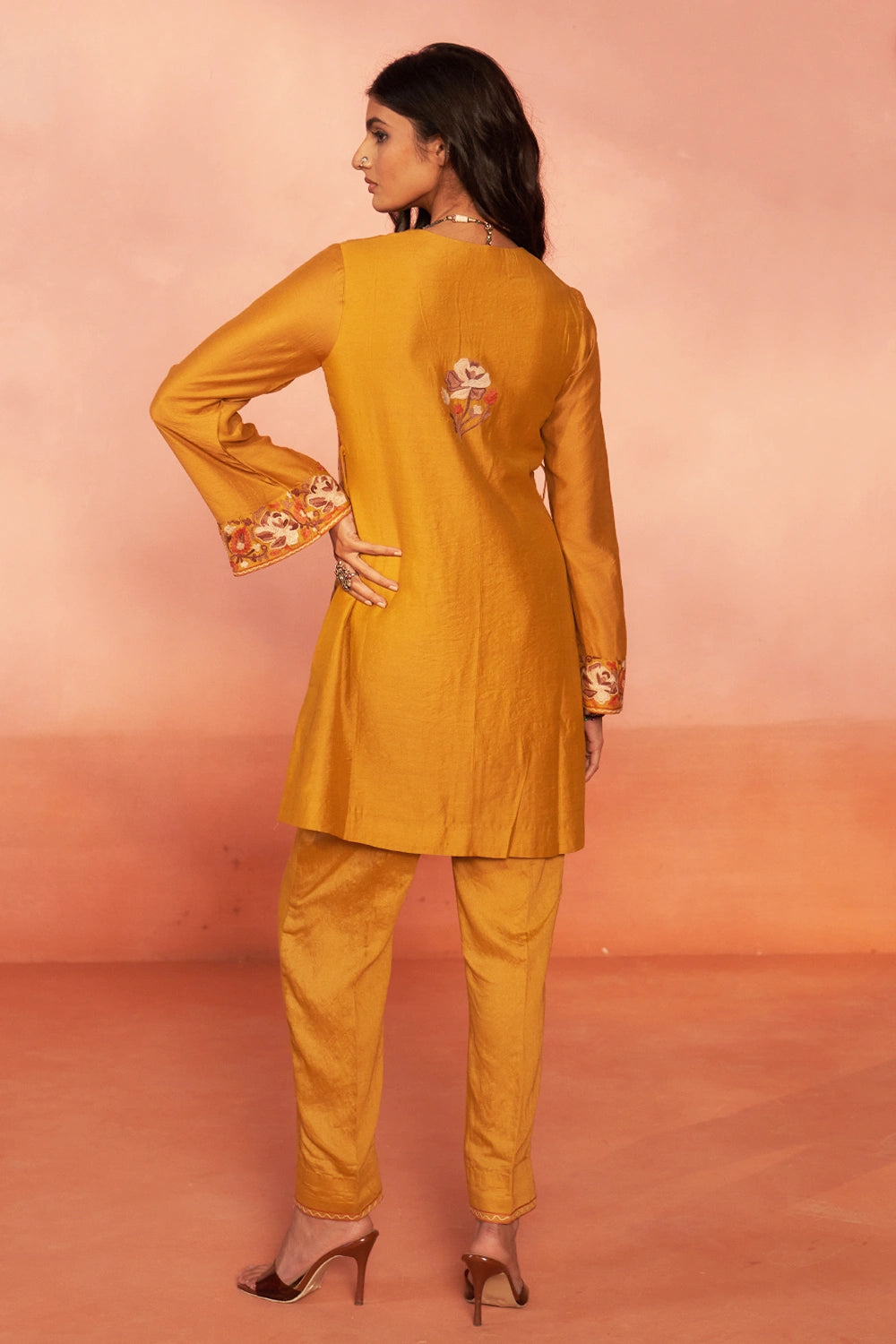 Zehnaseeb Mustard Co-ord Set
