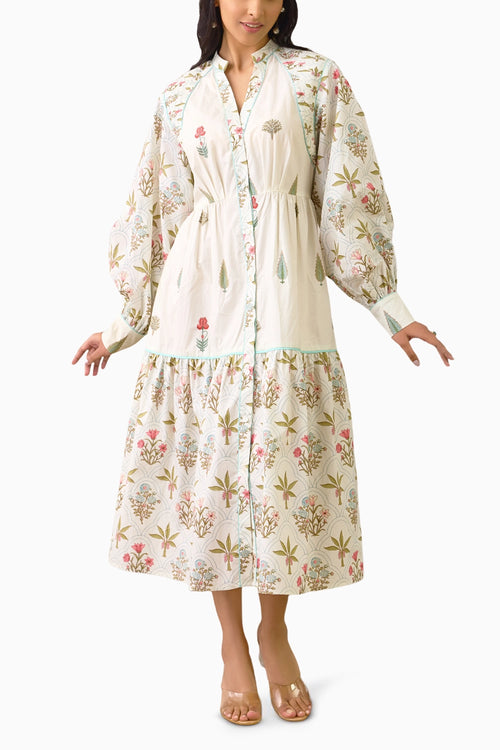 Wanderlust Cotton Midi Dress