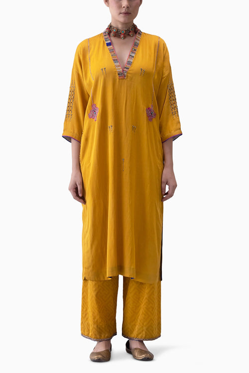 Yellow Joma Kaftan