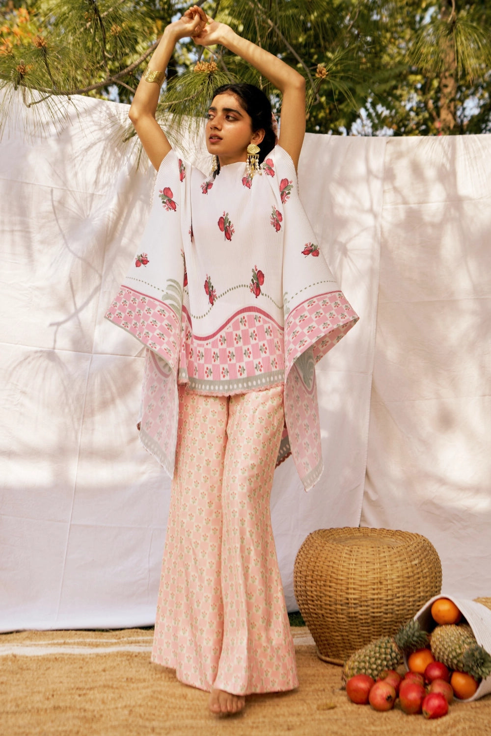 Rouge Pomme Kimono Cape
