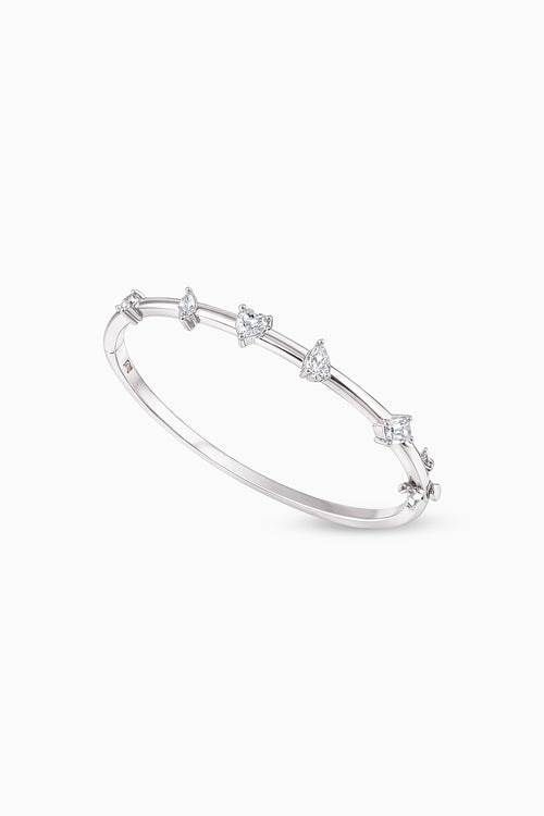 Majestic Fancy Diamond Cuff Bracelet