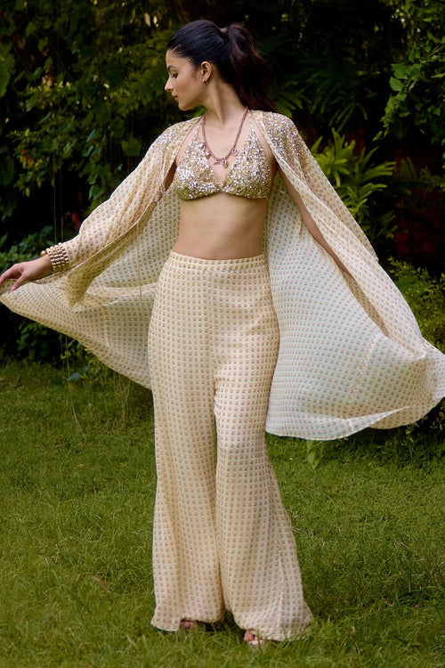 Janeman Cream Co-ord Set