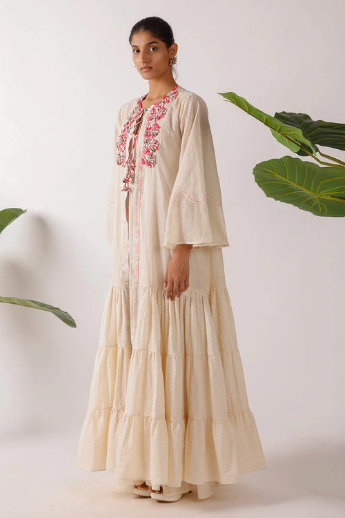 Ivory Tier Pomegranate Overgarment
