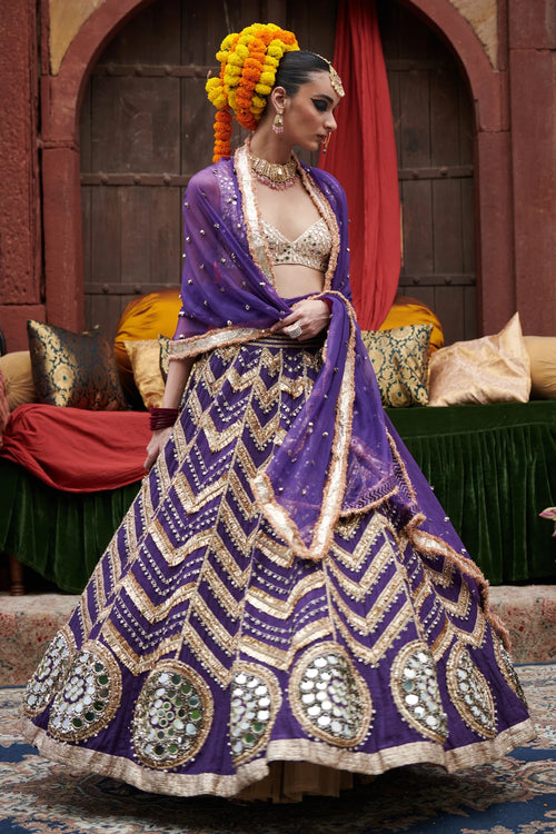 Ulfat Jamuni Lehenga Set