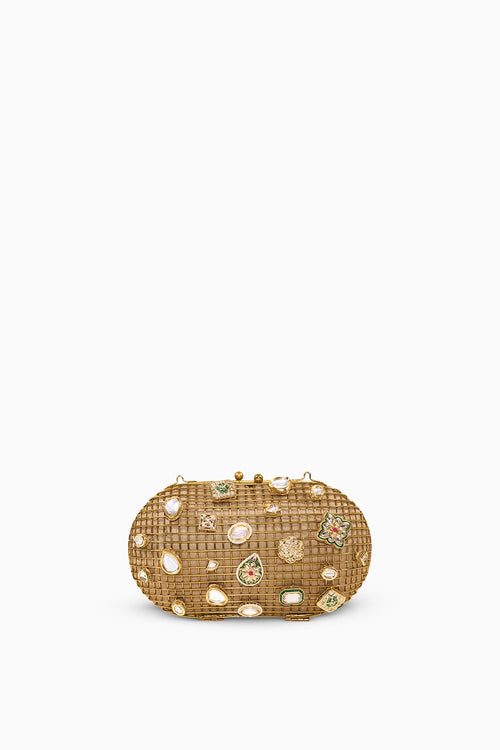 Sultanate Kundan Clutch