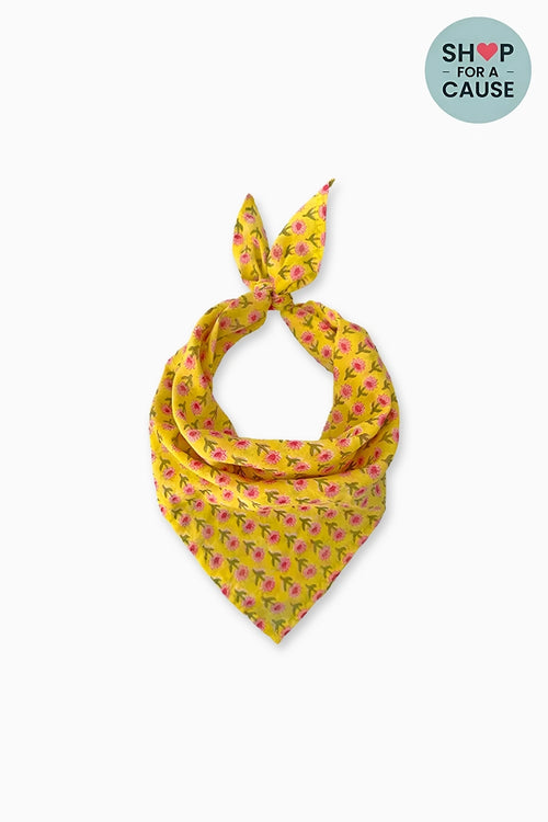 Blue Yellow Bandana Set