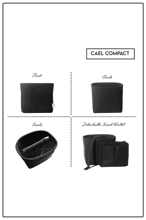 Black Cael Compact Organiser