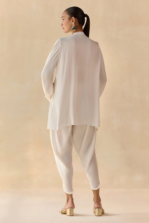 Shwet Noor Dhoti Set