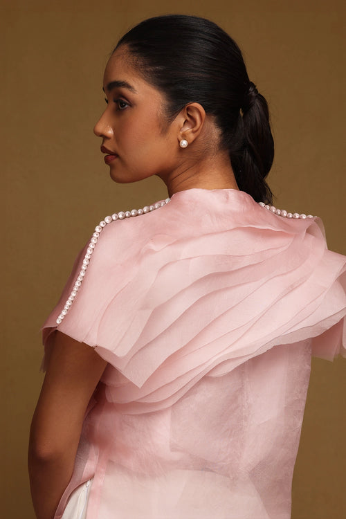 Pink Ruffle Top