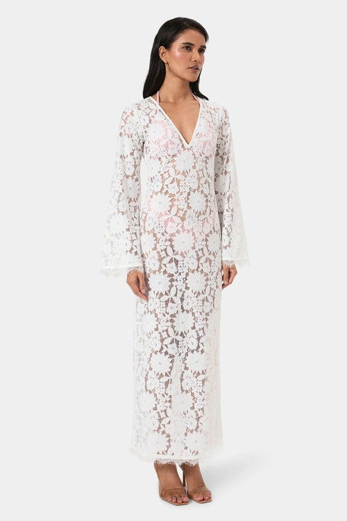 Floral Lace Maxi Dress