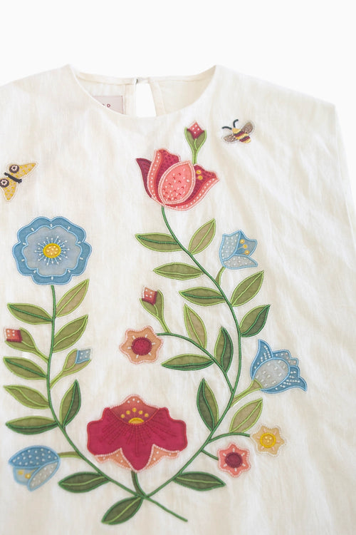 Dancing Flower Bib