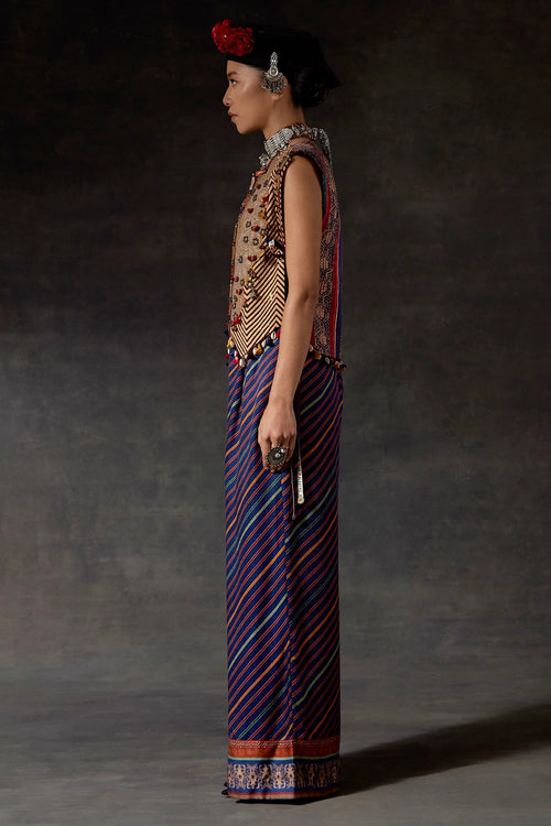 Akaar Zuri Gilet Set