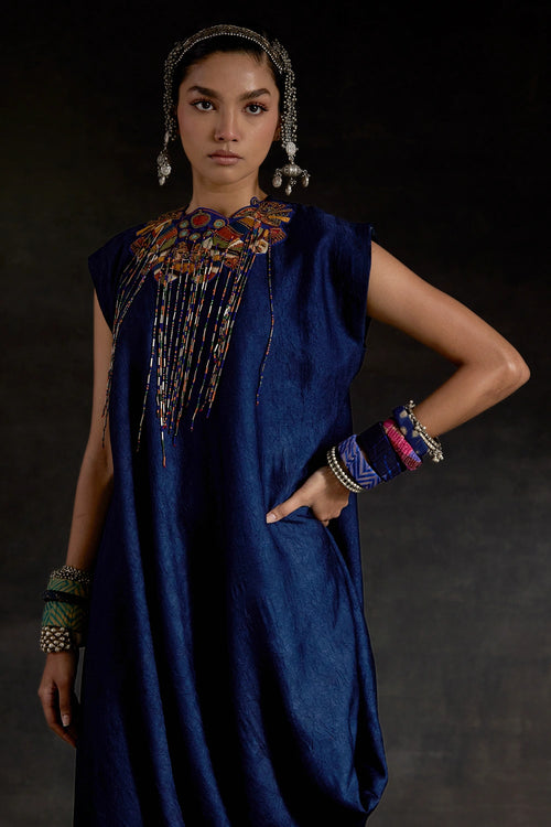 Akaar Rasa Drop Shoulder Dress