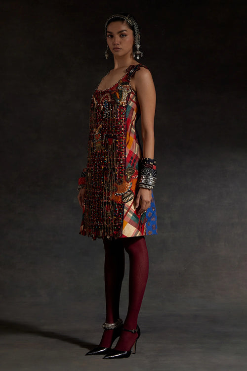 Mehru Akaar Embroidered Dress
