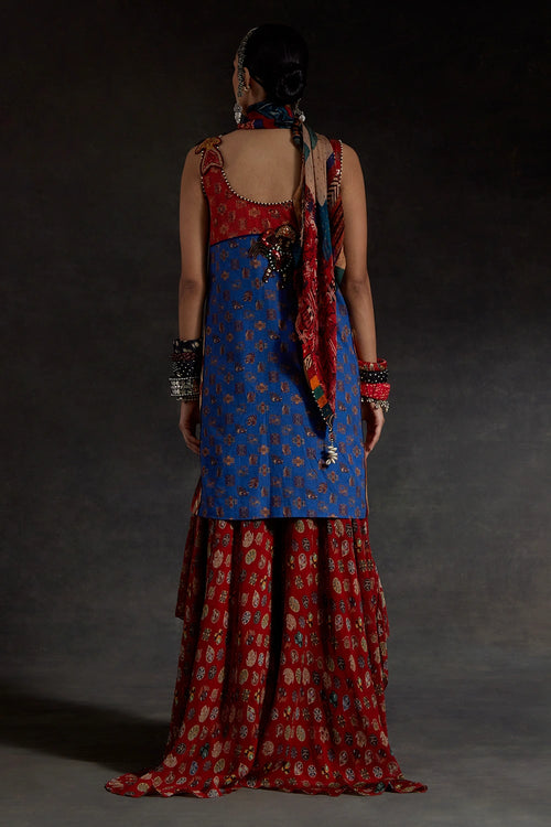 Akaar Mehru Embroidered Dress Set