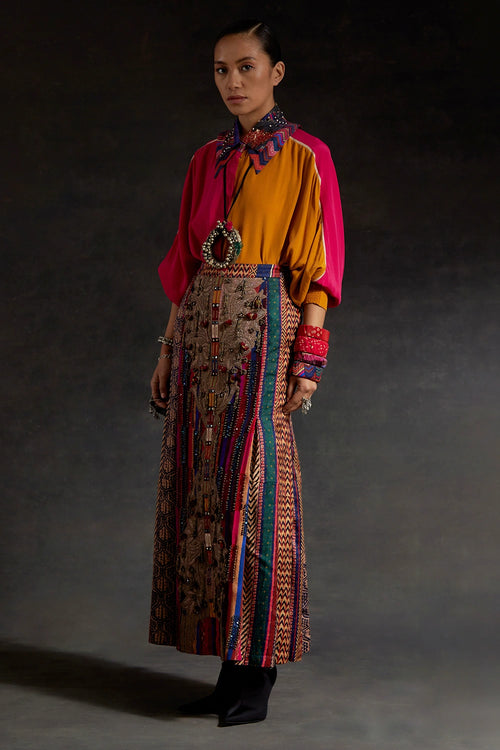 Pink Akaar Mandala Shirt Set