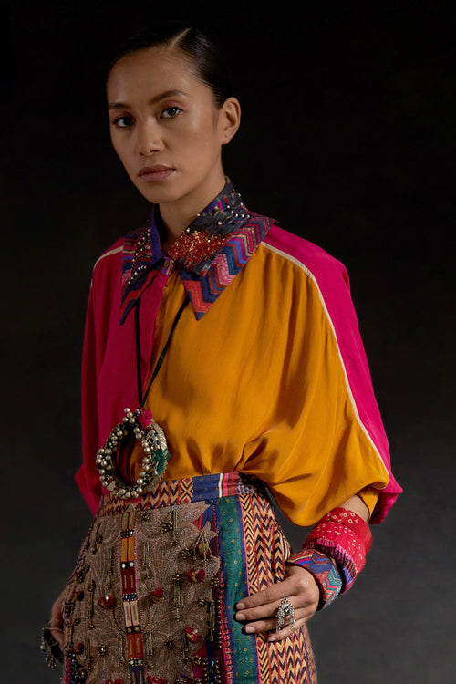 Pink Akaar Mandala Shirt Set
