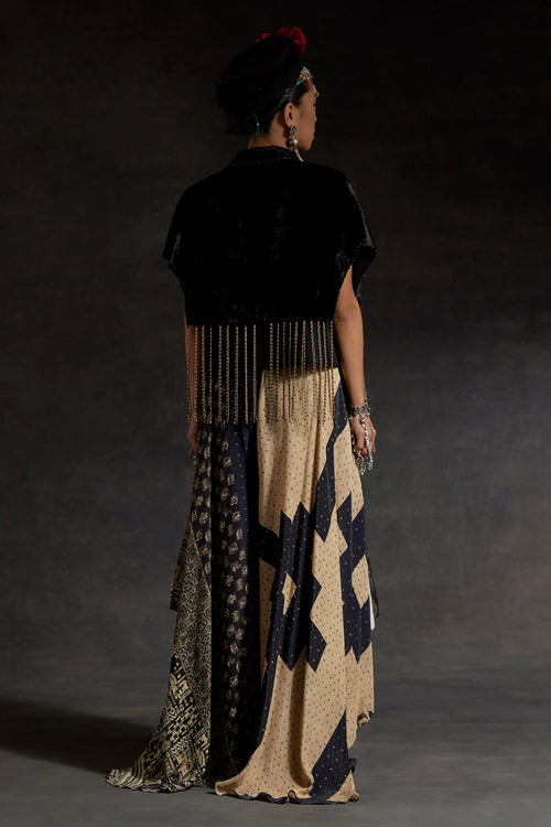 Akaar Zoa Cropped Trench Set