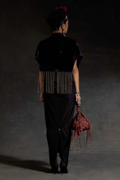 Akaar Zoa Cropped Trench Co-ord Set