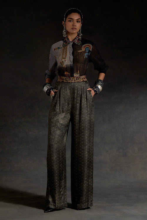 Akaar Atri Straight Shirt Co-ord Set