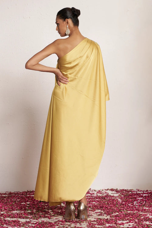 Canary Song Kaftan Dress