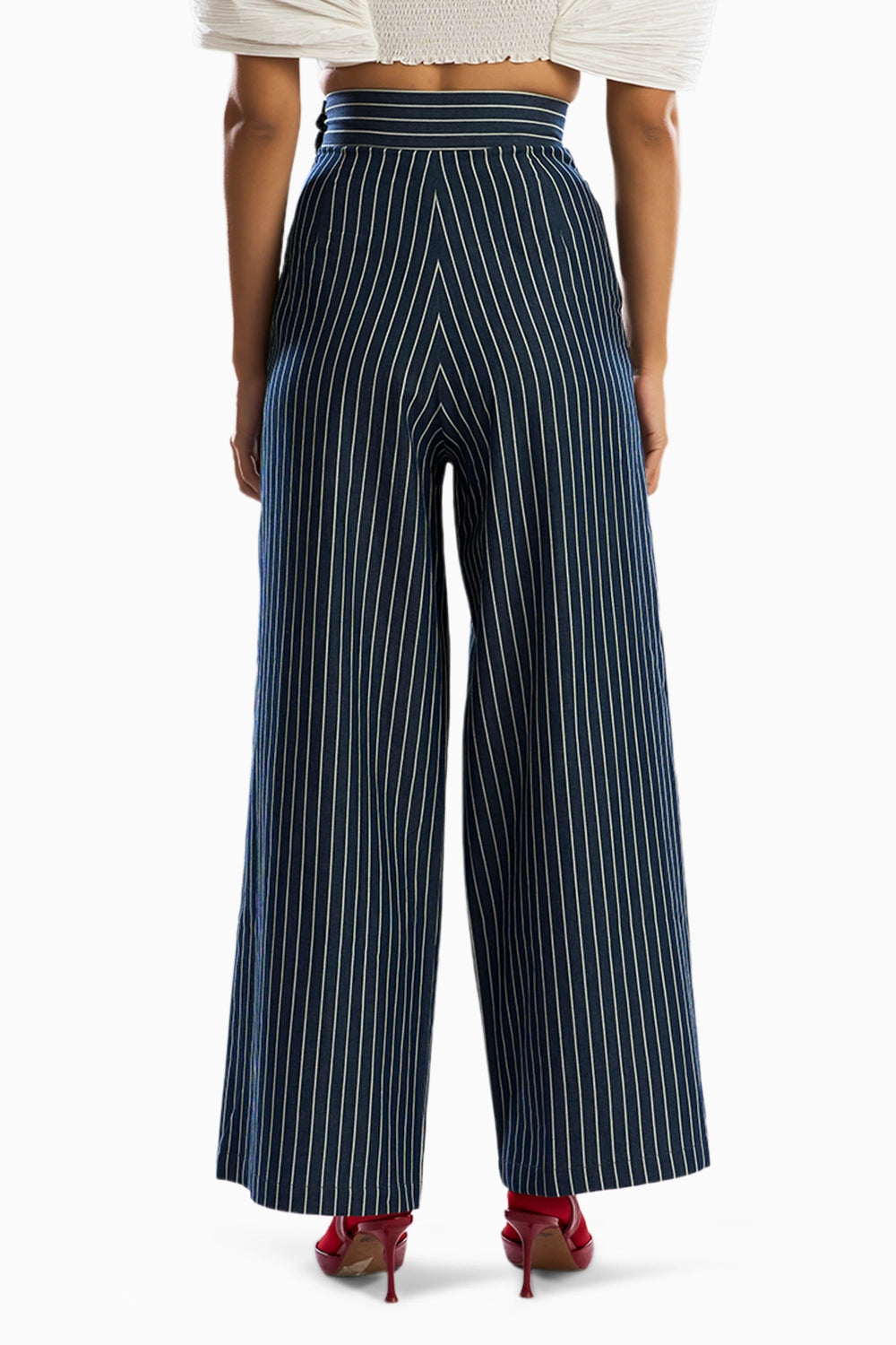 Stripe Denim Pants