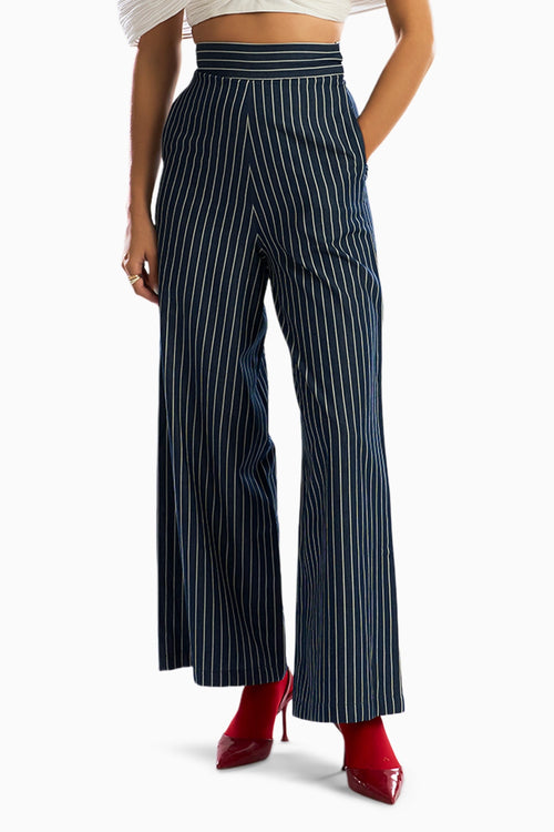 Stripe Denim Pants