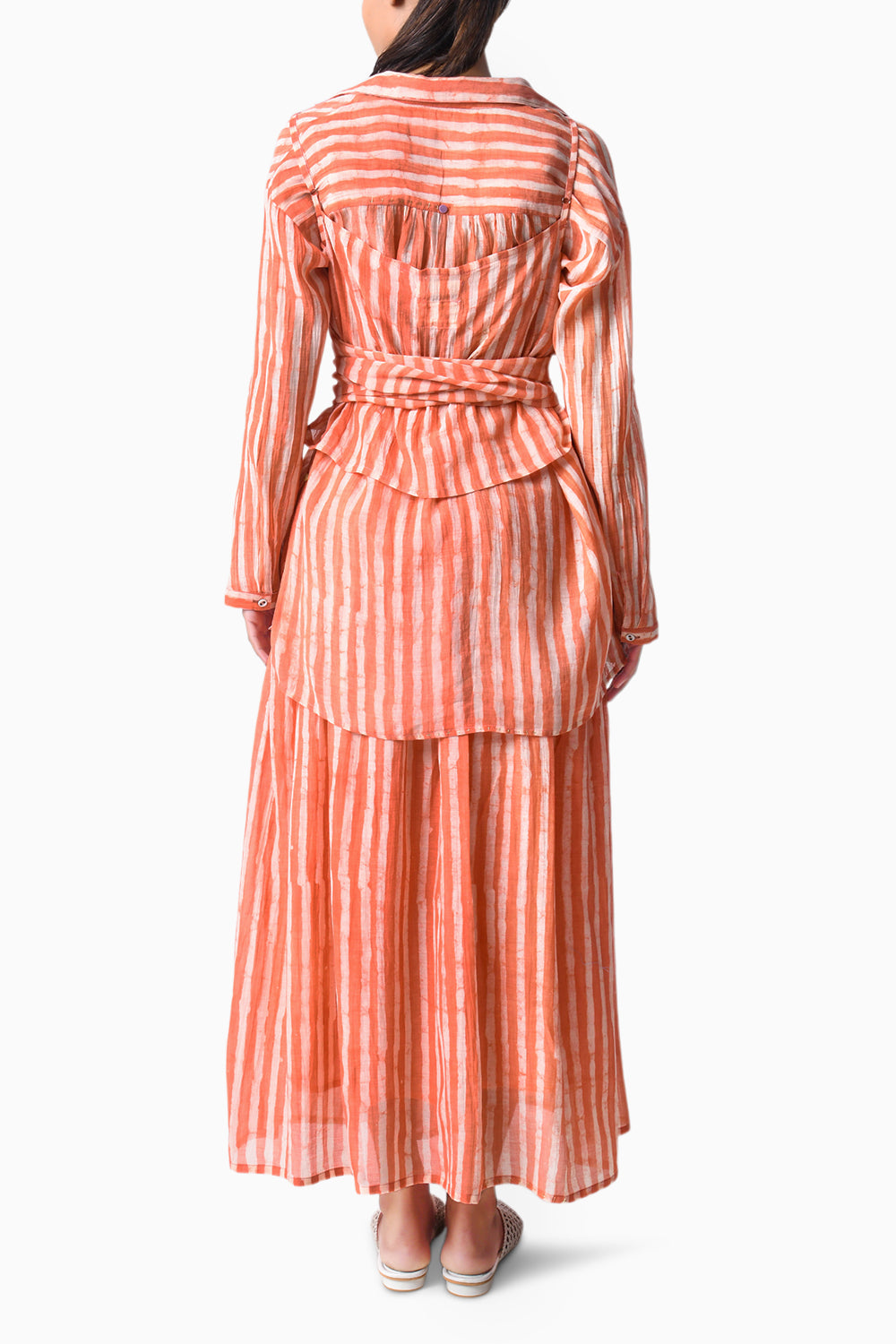 Cami Wrap Coral Co-Ord Set