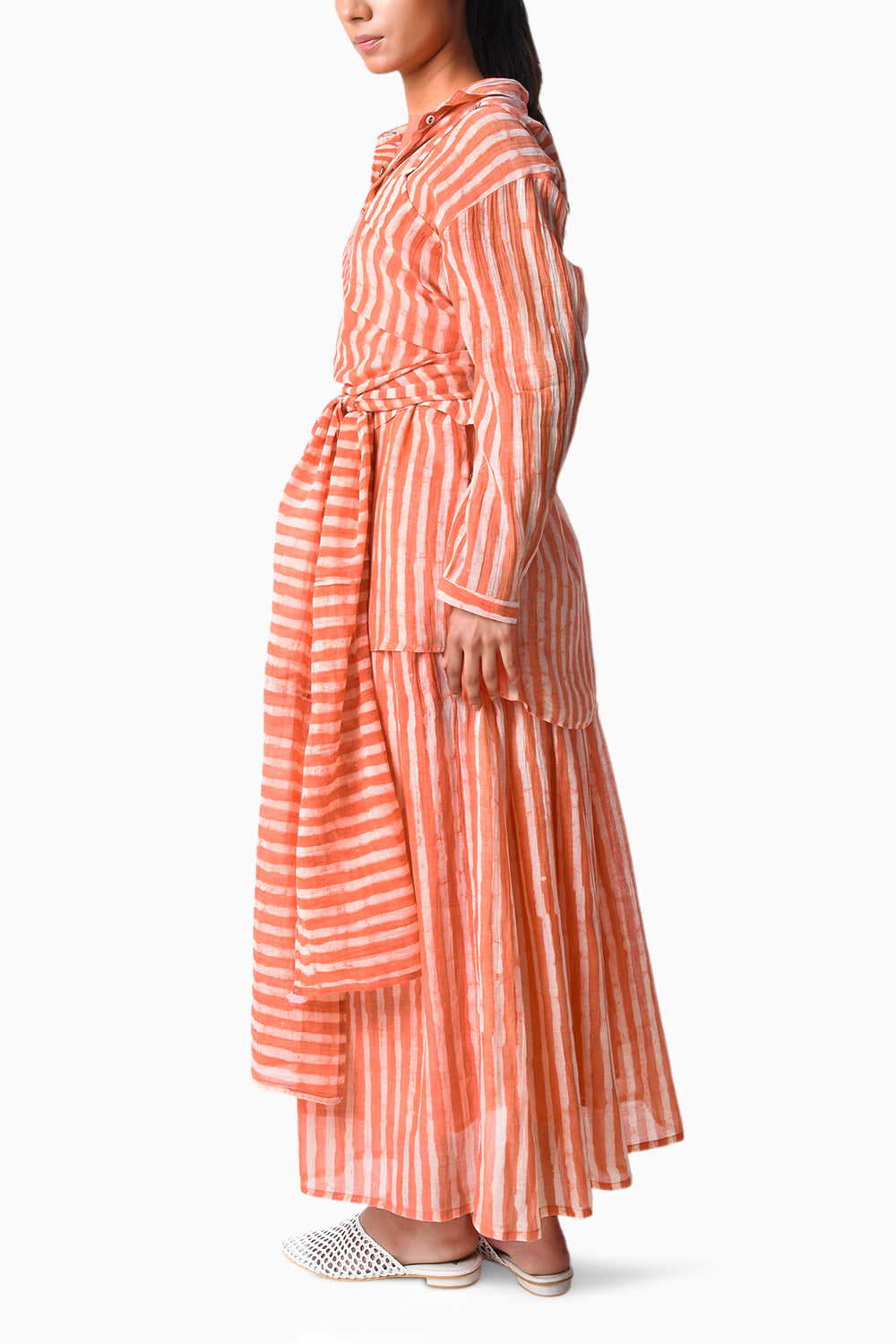 Cami Wrap Coral Co-Ord Set