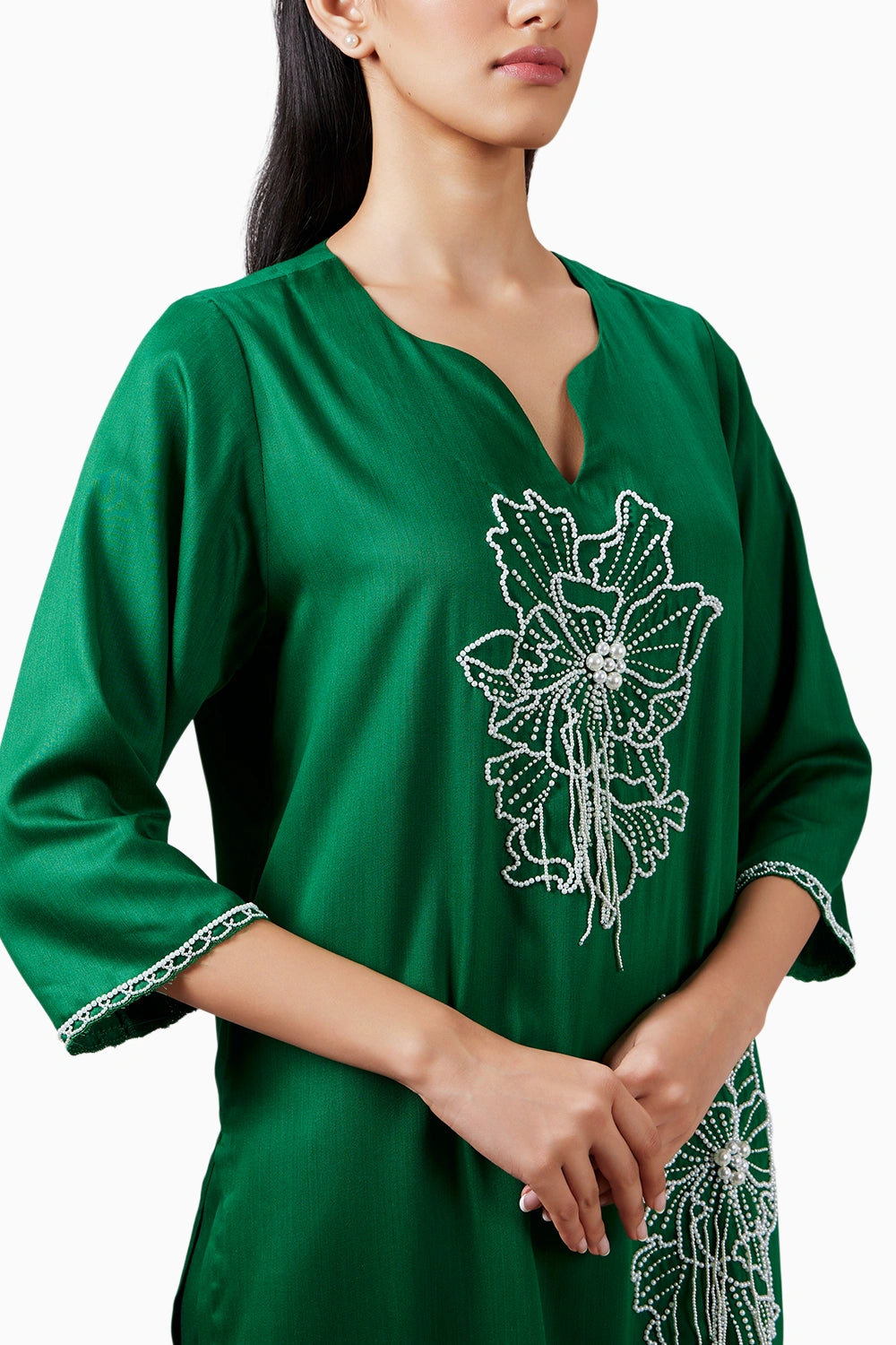 Perla Emerald Kurta Set