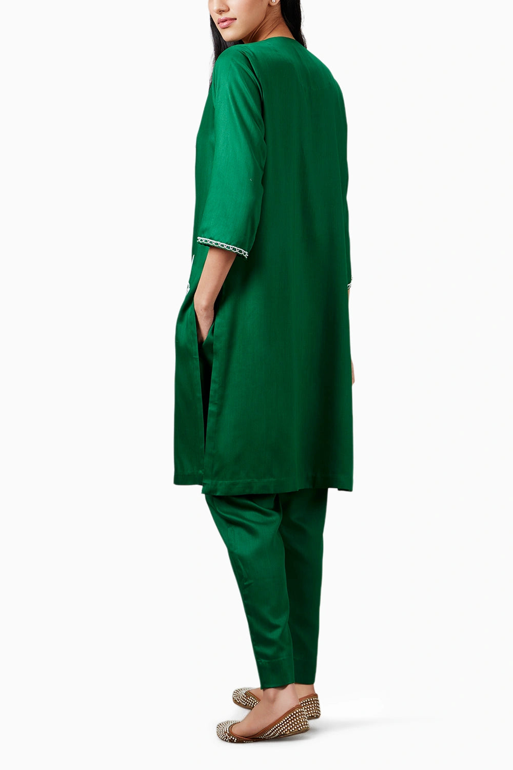 Perla Emerald Kurta Set