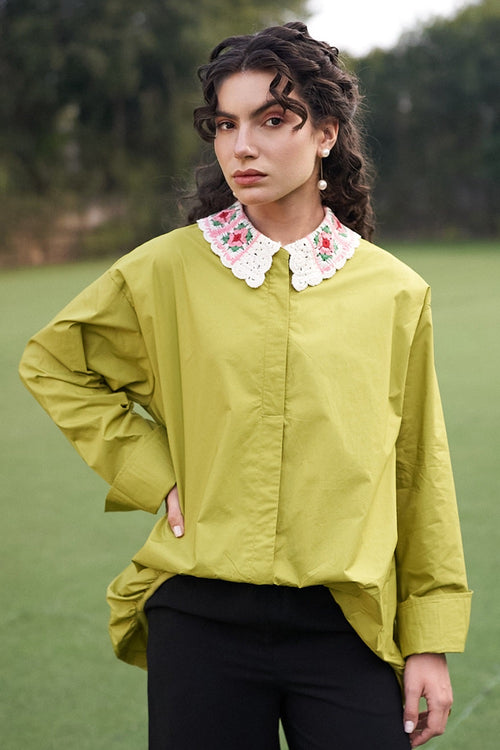 Neon Green Elia Shirt