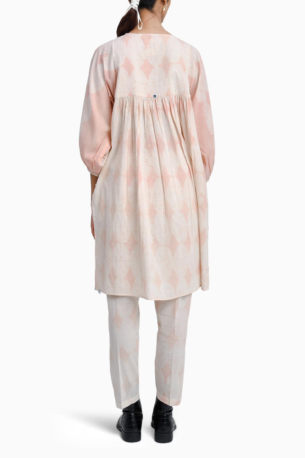 Blush Pink Tunic & Trousers Set