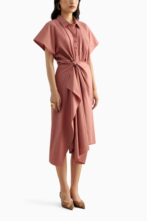 Echo Petal Layered Dress