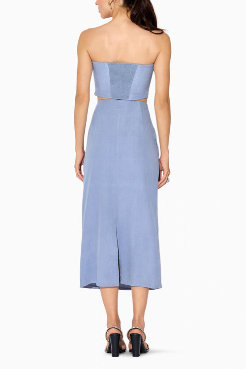 Grey Tube Top Set