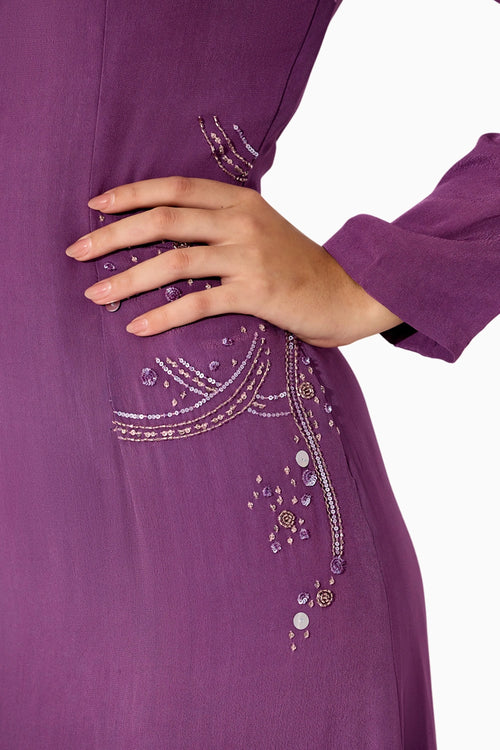 Purple Maxi Dress