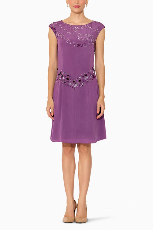 Purple Midi Dress