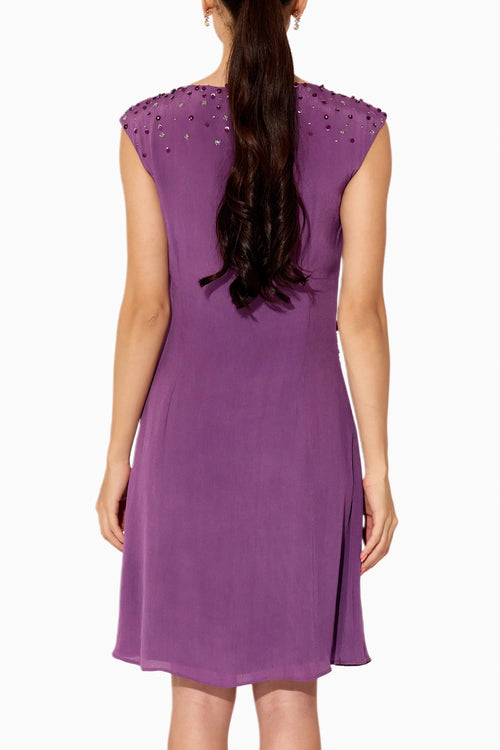 Purple Midi Dress