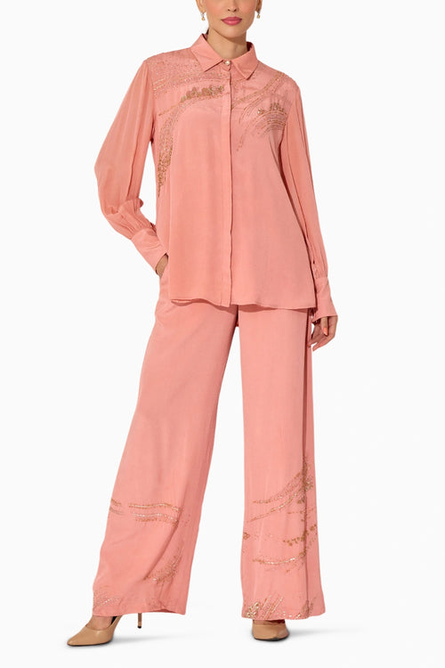 Peach Co-ord Set