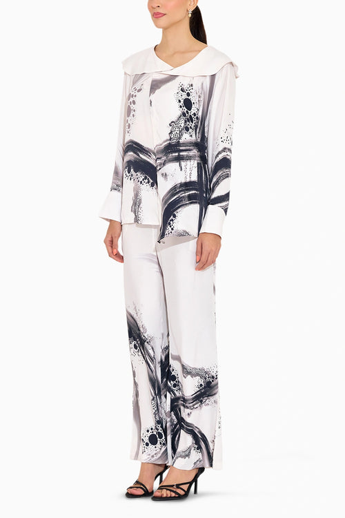 Ivory Printed Co-ord Set