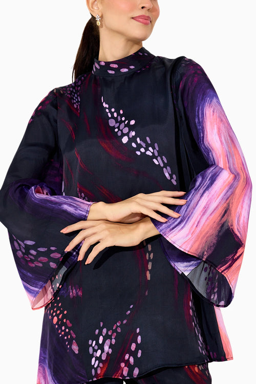 Black Printed Co-ord Set