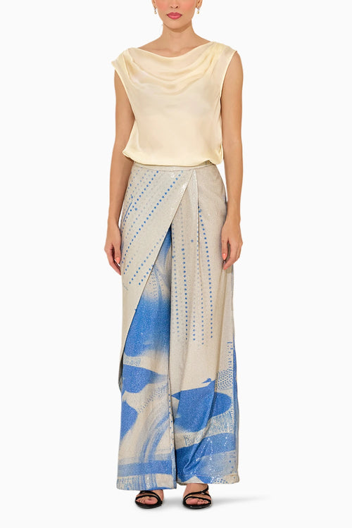 Beige Sain Co-ord Set