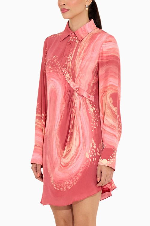 Blush Pink Printed Dress