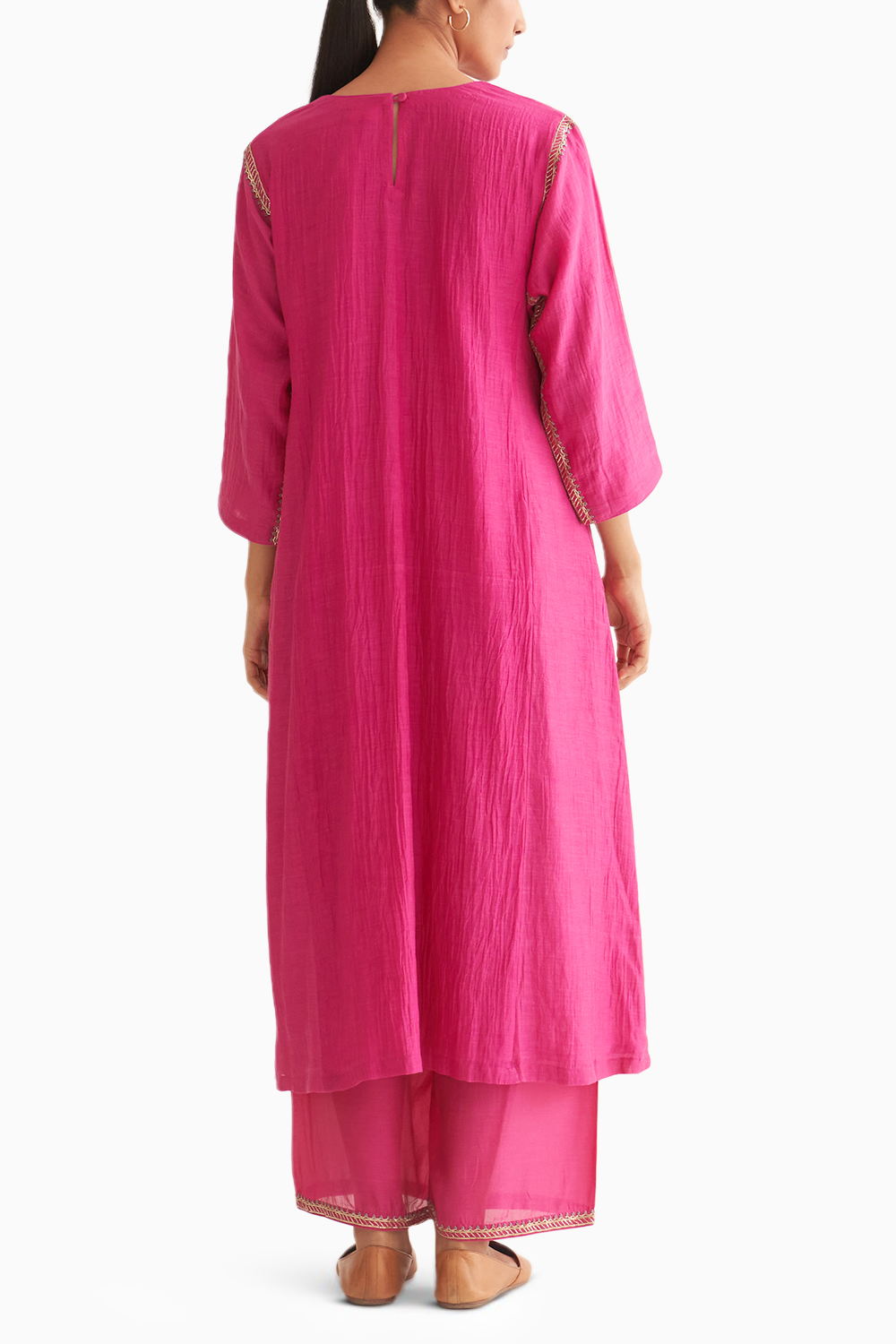 Osha Bright Pink Chak Bagla Set