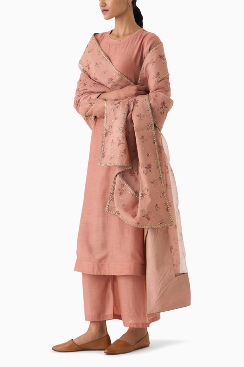 Chintz D-2 Old Rose Dupatta